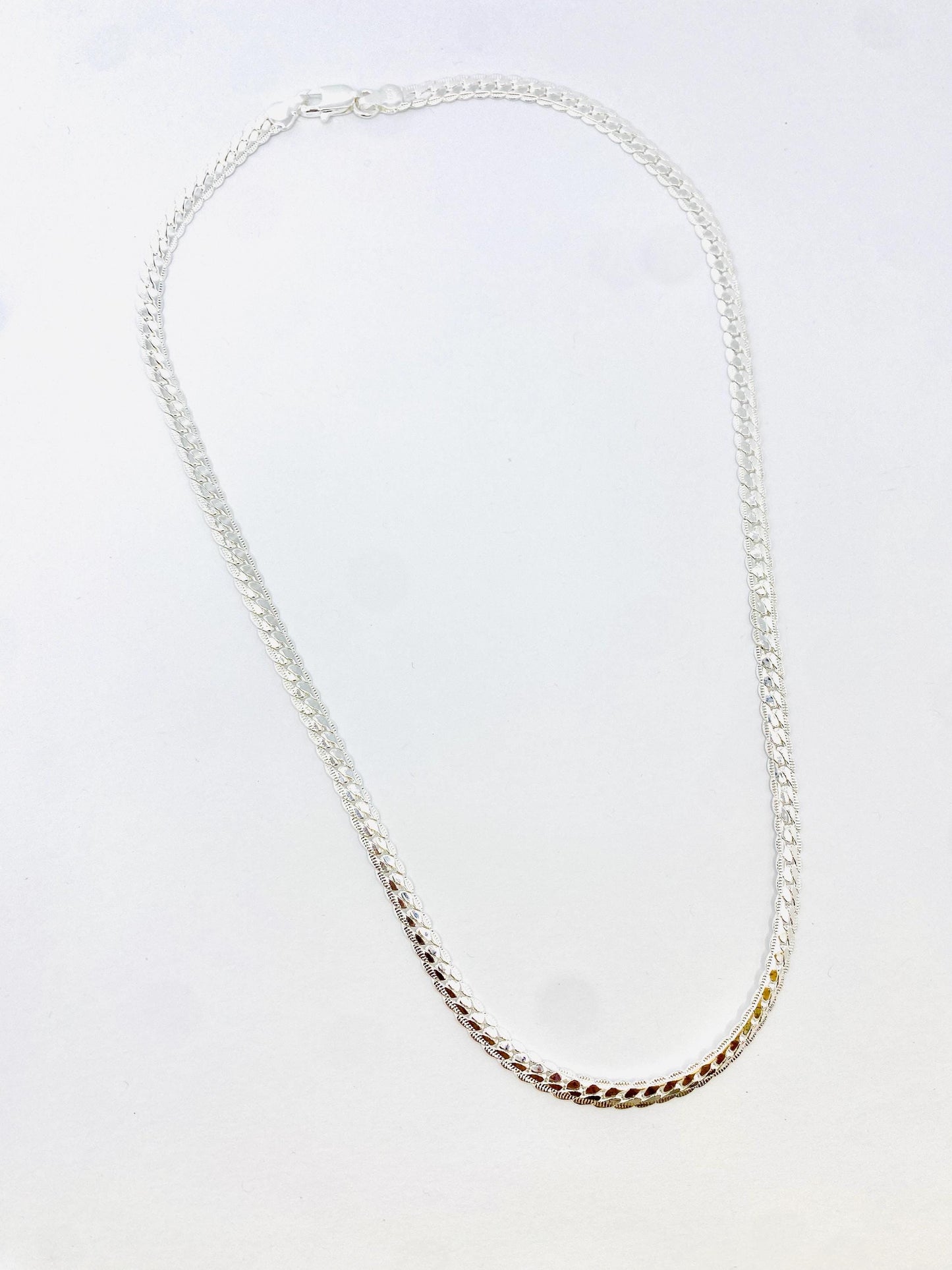 6mm Snake Chain: Silver and Gold Plated, Stainless Steel, Unisex
