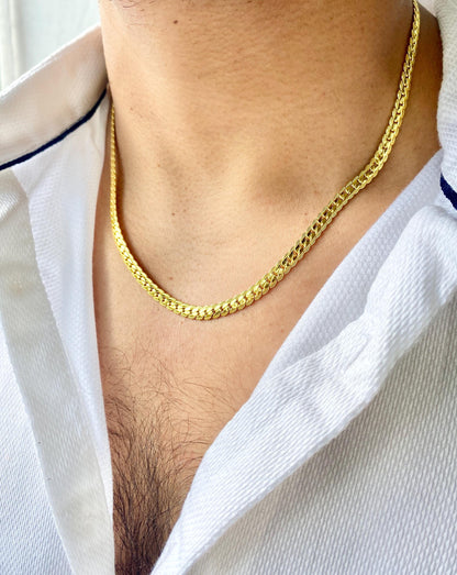 6mm Snake Chain: Silver and Gold Plated, Stainless Steel, Unisex