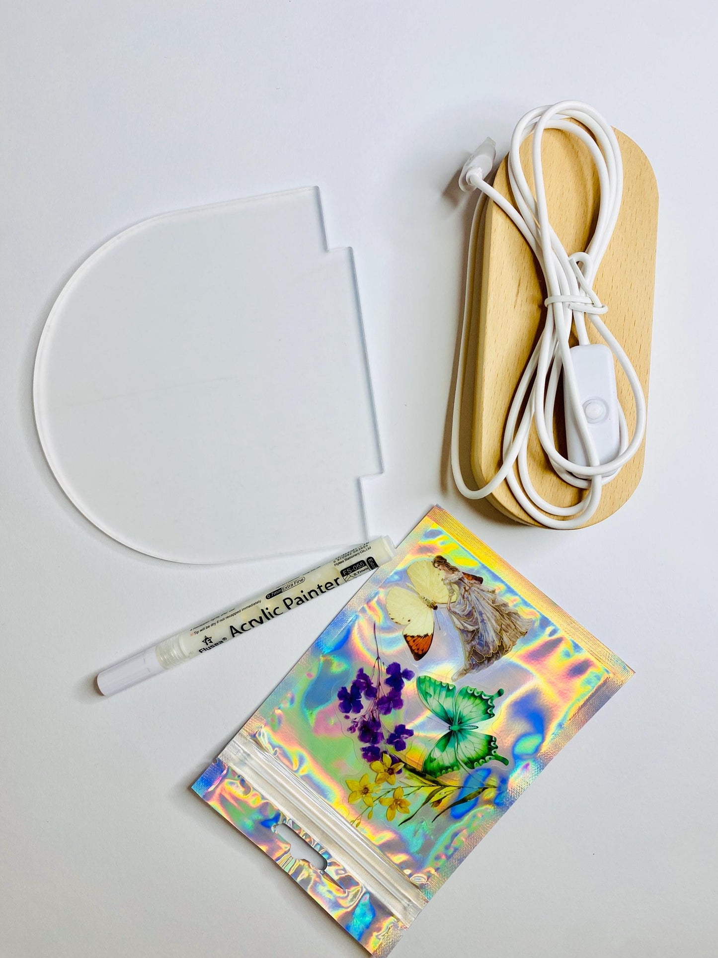 DIY Princess Night Lamp Kit, Kids Craft Activity, Party Favor