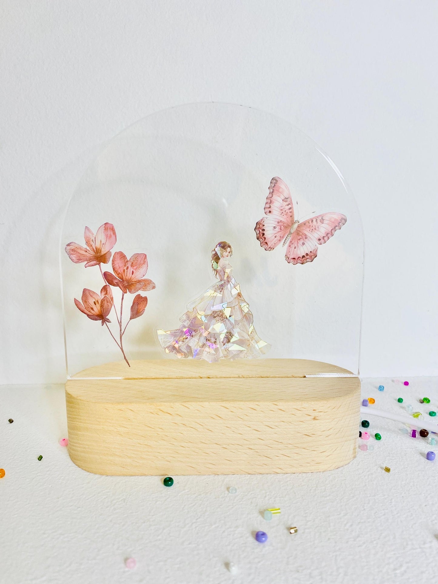 DIY Princess Night Lamp Kit, Kids Craft Activity, Party Favor