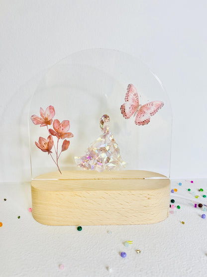 DIY Princess Night Lamp Kit, Kids Craft Activity, Party Favor