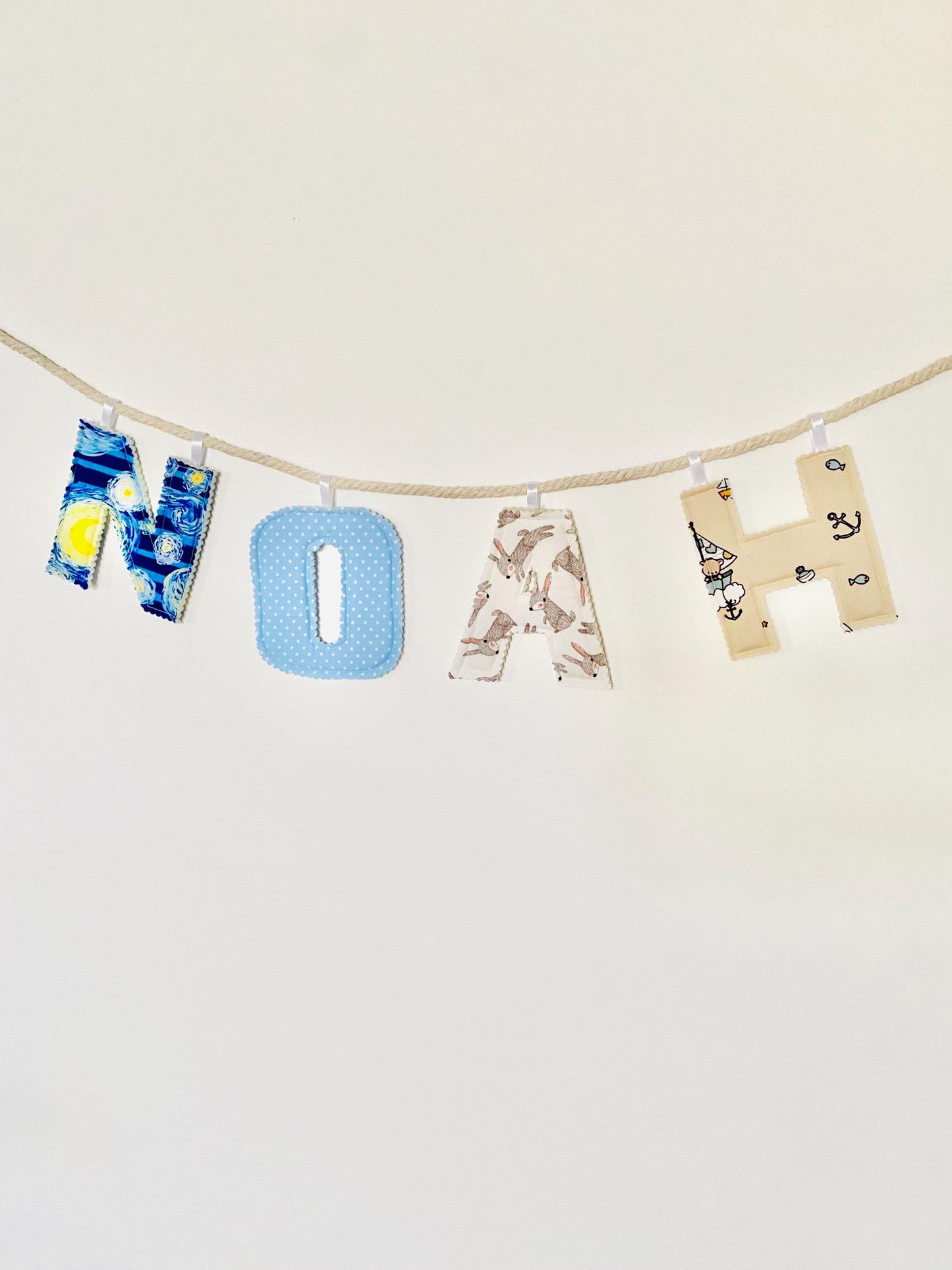 Handmade Name Garland for Kids Room Decor
