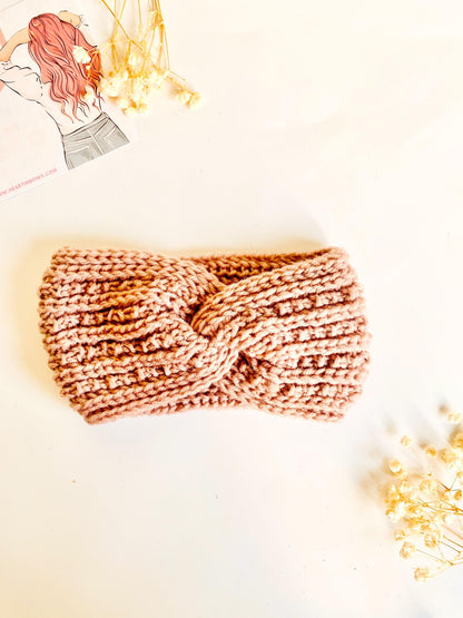 Kids Winter Headband, Earmuffs, Wool Headbands, Heartinbows