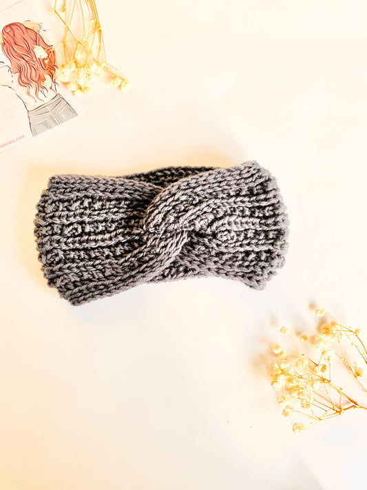 Kids Winter Headband, Earmuffs, Wool Headbands, Heartinbows