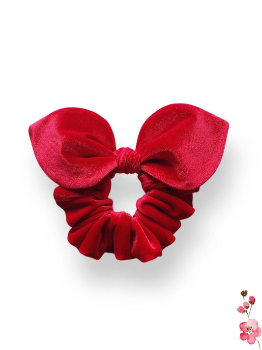 Velvet Bow Scrunchie