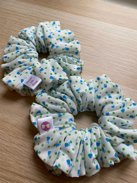 The Little blue flower Scrunchie