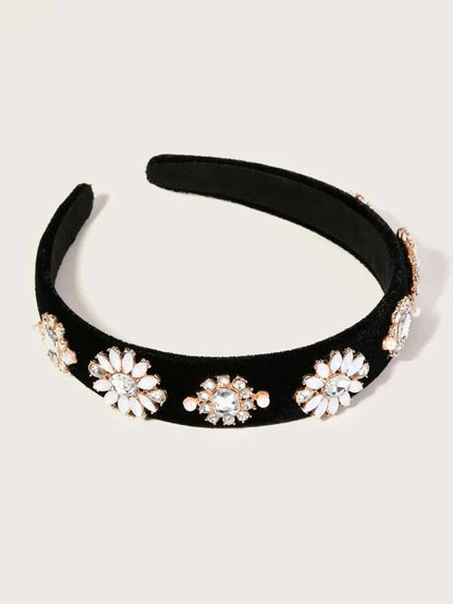 Black Rhinestone Hairbands