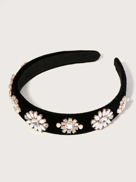 Black Rhinestone Hairbands