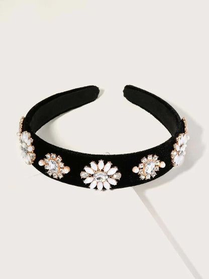 Black Rhinestone Hairbands